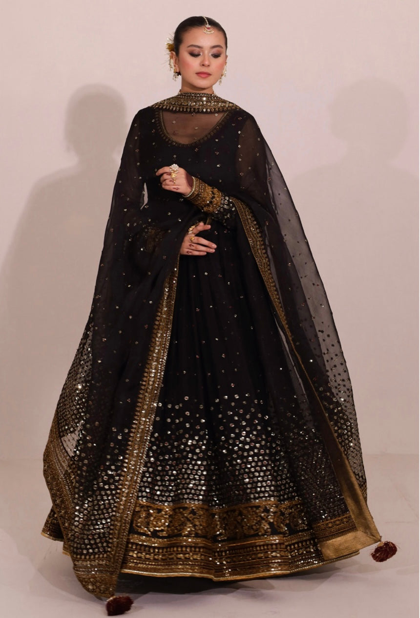 Asim.Jofa New Arrival Chiffon Maxi 3Peice Unstitch Dress