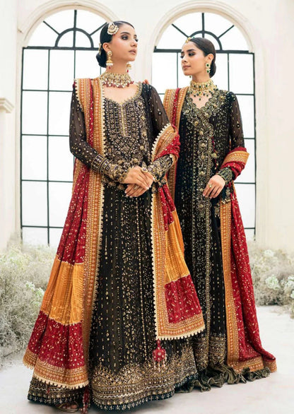 AIK ATELIER Chiffon 3Piece Unstitched Dress