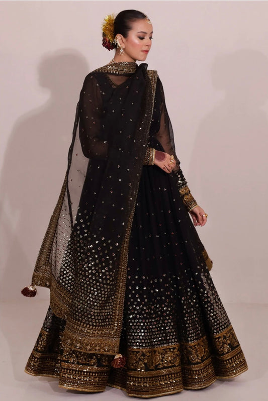 Asim.Jofa New Arrival Chiffon Maxi 3Peice Unstitch Dress