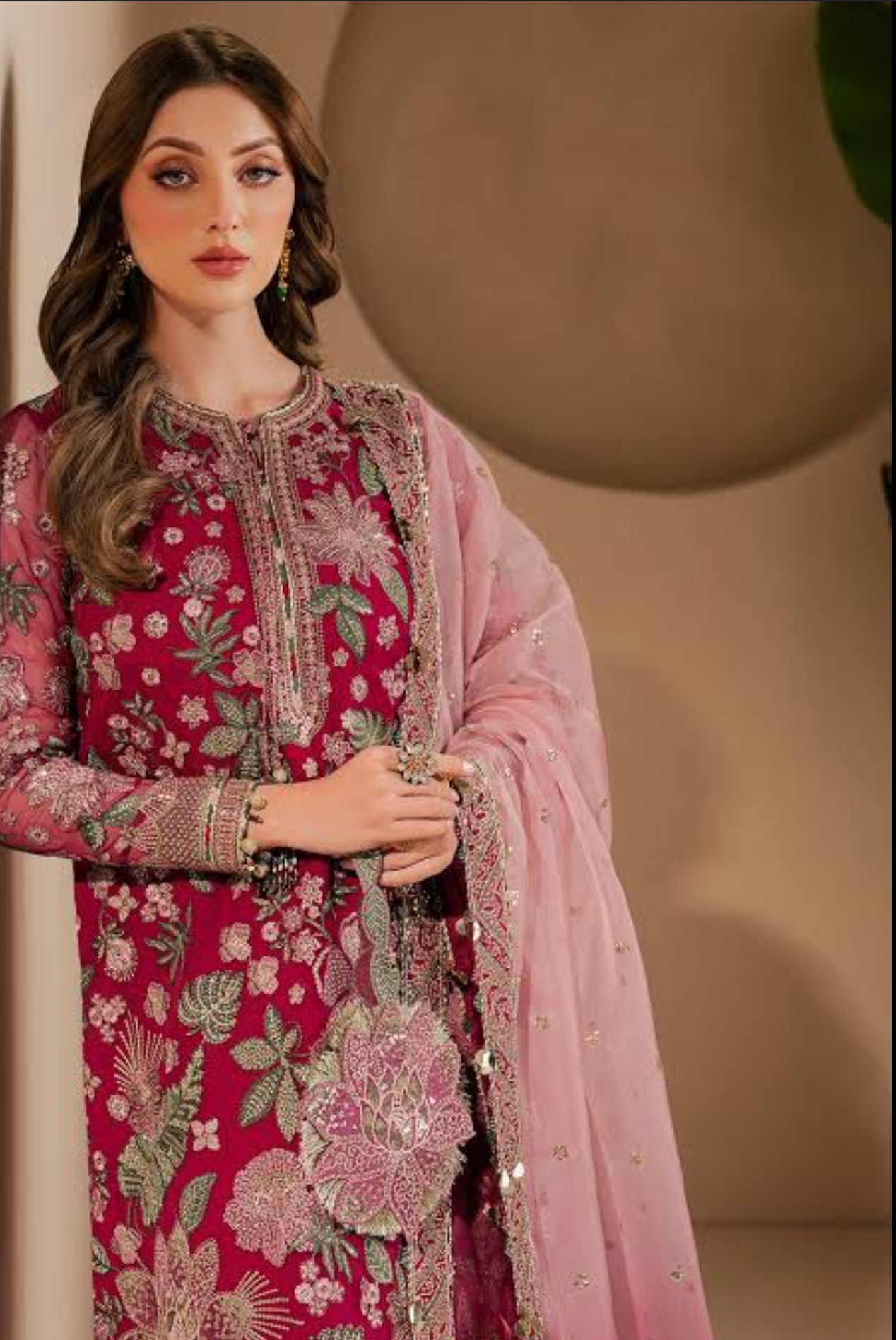 Jazmin Chiffon Unsticted 3Piece Dress