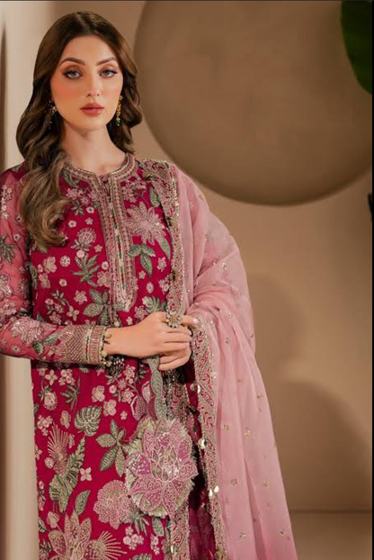 Jazmin Chiffon Unsticted 3Piece Dress