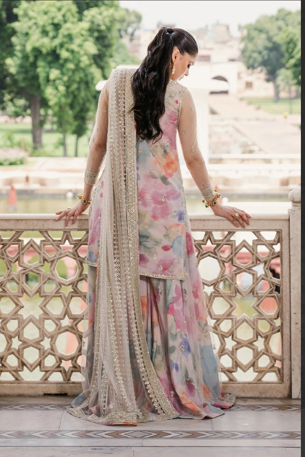 ✨ Premium Swiss Lawn Digital Printed 3-Piece with Silk Dupatta ✨