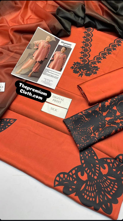 “Floral Elegance – Premium Silk Digital Printed Collection”