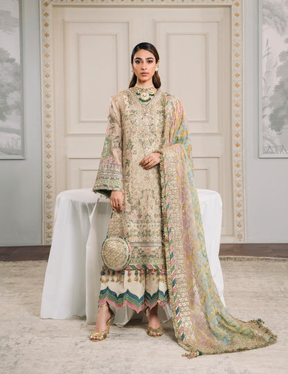 Baroque Embroidered Chiffon & Masuri Net Collection