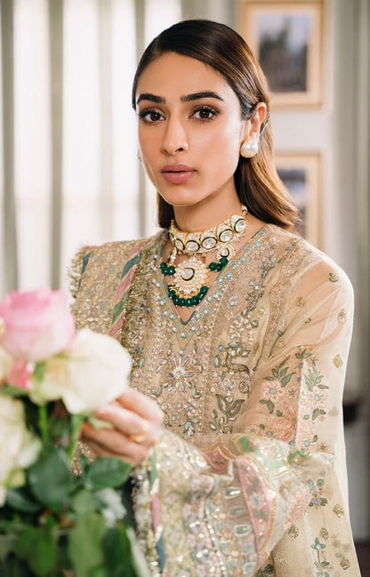 Baroque Embroidered Chiffon & Masuri Net Collection