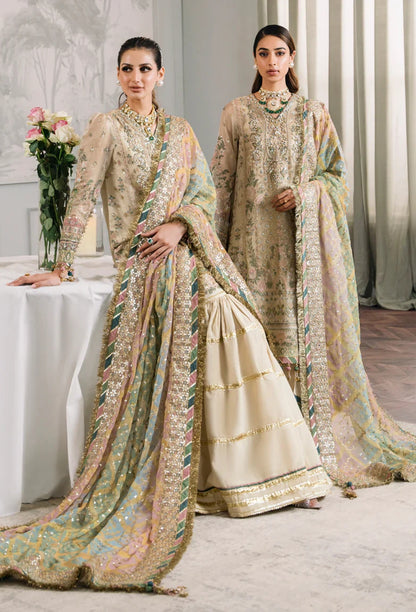 Baroque Embroidered Chiffon & Masuri Net Collection