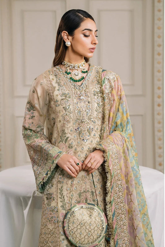 Baroque Embroidered Chiffon & Masuri Net Collection