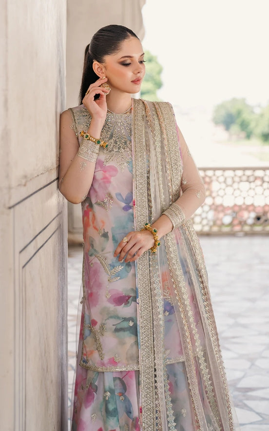 ✨ Premium Swiss Lawn Digital Printed 3-Piece with Silk Dupatta ✨