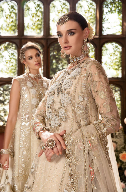 Maria B Pure Organza Hand-Embellished Formal Dress