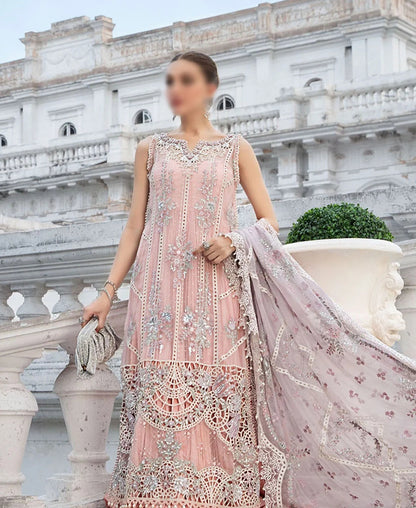 Maria B Chiffon Luxury Embroidered 3PC Suit